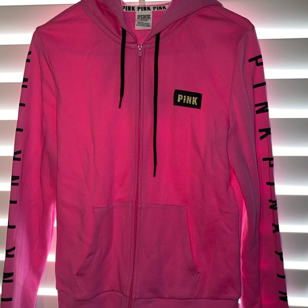 PINK brand full zip hoodie